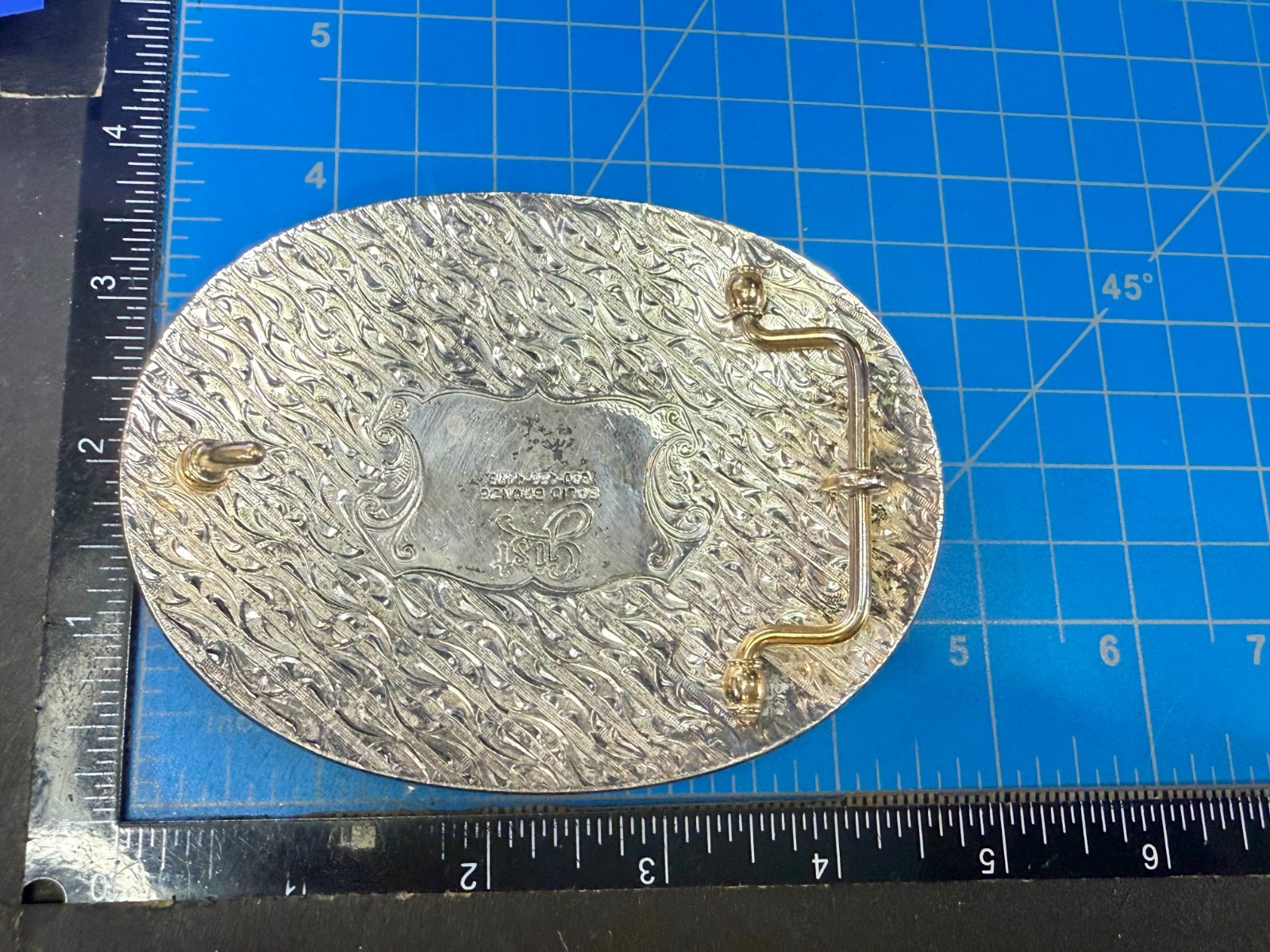 Wyoming JR High 09 Ribbon Roping Champion Wrangler Trophy Award Gist Belt Buckle