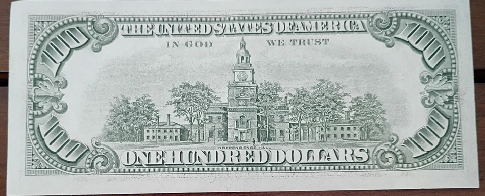  1985- $100 Bill- Uncirculated #02922594 - Image 2 of 2