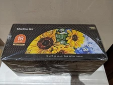 Shuttle Art Fabric Paint 18 Colours Permanent And Machine Washable New Sealed