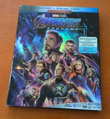 Avengers Endgame Blu-ray Chris Evans  Robert Downey Jr.  Mark Ruffalo  Brolin