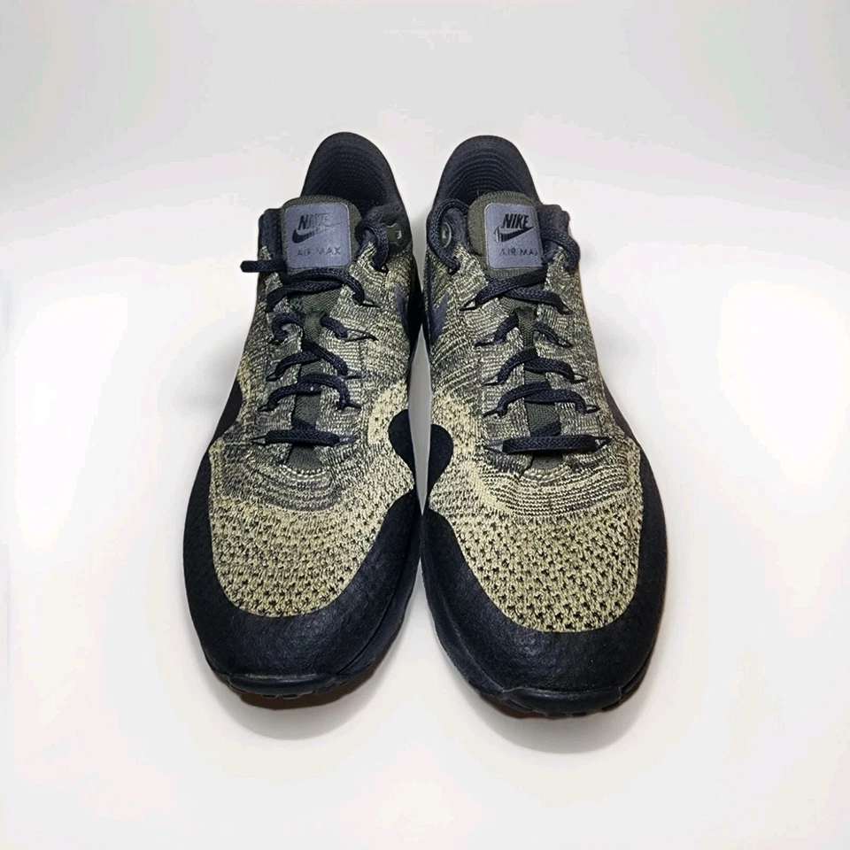 NIKE Air Max 1 Ultra Flyknit Olive 11.5 Neutro Oliva/Negro/Sequoia 856958-203 Foto 2 de 4