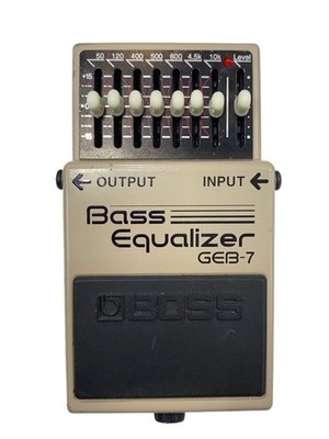 BOSS GEB-7 Bass Equalizer 2003 Effects Pedal Excellent JAPAN