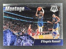 2019-20 Mosaic - D’Angelo Russell Montage Insert #11 Wizards All-Star Guard