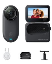 Insta360 GO 3S Nero Notte (128GB) - Cam 4K per vlogging, POV a mani libere