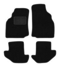 Fußmatten Automatten Velours Schwarz für Ford Puma 1997-2001 4-tlg