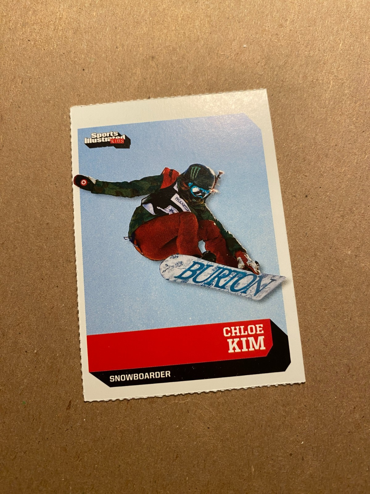 2016 Sports Illustrated Kids #510 Chloe Kim RC card