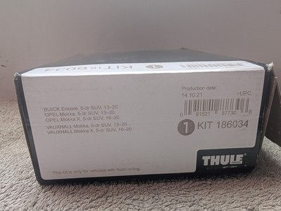Thule Kit 186034 Car 4 Pack Fit Kit Roof Rack Mounting For Flush Railings