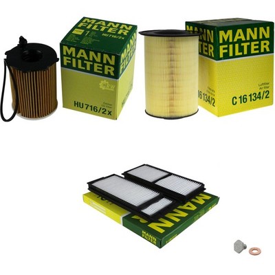 MANN-FILTER Inspektionspaket Filterset passend für Mazda 5 1.6 CD CW