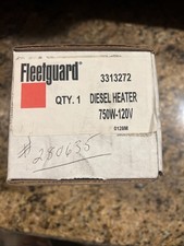Fleetguard 3313272 Cummins Engine Heater C3 750w 120v New In Original Packaging Fleetguard 3313272 Cummins Engine Heater C3 750w 120v New In Original Packaging