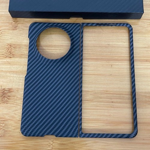 Luxury Fibre PU Leather Hybrid Back Case and Side Frame Cover For HONOR Magic V5 - Picture 17 of 22