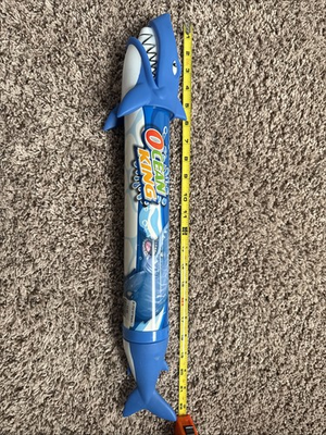 #ad Shark Water Blaster 22” Long Shark Squirt Blaster Toy Long Range Shooting Spray $7.99