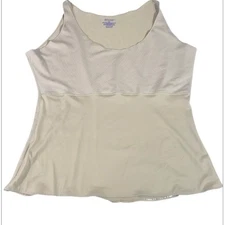 Spanx by Sara Blakely 2X Beige Shaping Tank Top Cami Smoothing Control
