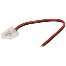 Led Strip 2 Pin Socket to Bare Wire Lead 170mm Quality Simple Clip On Connector