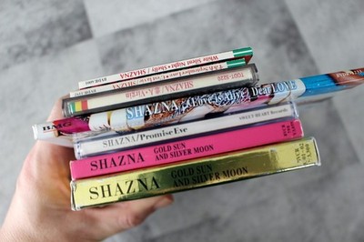 SET x7 SHAZNA Japan CD Gold Sun and Silver Moon Promise Eve