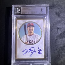 2016 Topps Transcendent Inscription Mike Trout Auto 