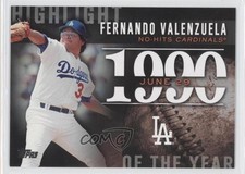 2015 Topps Update Highlight of the Year Fernando Valenzuela #H-80 0v7