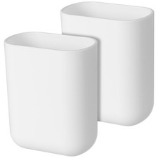 2Pcs Wall Electric Toothbrush Holder Razor Toothpaste Comb Draining Organizer