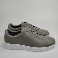 Cole Haan Grand Crosscourt Traveler Leather Shoes Mens Size 11.5 Gray Ironstone