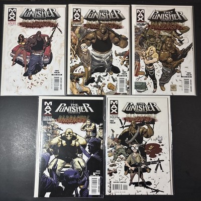 Punisher Presents: Barracuda MAX #1-5 2007 Complete Series Marvel Comics VF JL