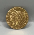 Indian Head $2.50 Gold Quarter Eagle Coin 1929 US Pre-1933 Uncertified
