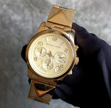 Michael Kors MK-5197 Gold-Tone Chronograph 40.8mm Case Stainless Steel