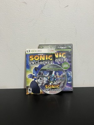 Sonic Unleashed (Microsoft Xbox 360, 2008) Platinum Hits Complete CIB Tested