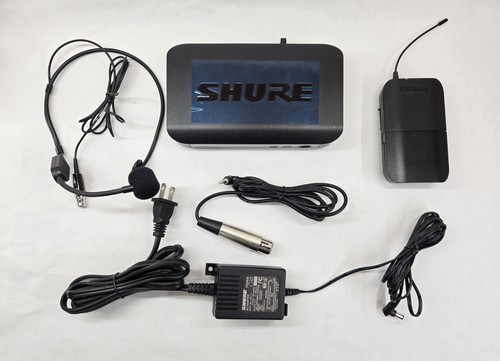 Shure BLX4 H10 Wireless 542-572 MHz Microphone Receiver And BLX1 H10 Microphone
