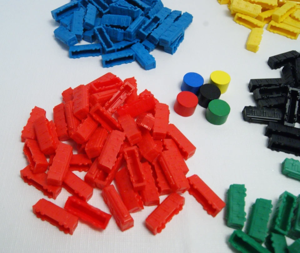 Билет на поездку замена поезда автомобиля полный комплект 225 шт. (45 каждый) + маркеры - Изображение 3 из 4