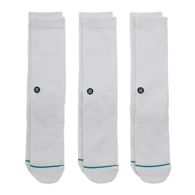 STANCE ICON 3ER-PACK SOCKEN. NEU WEISS MULTIPACK BOGENSTÜTZE GEPOLSTERTE WADE W26