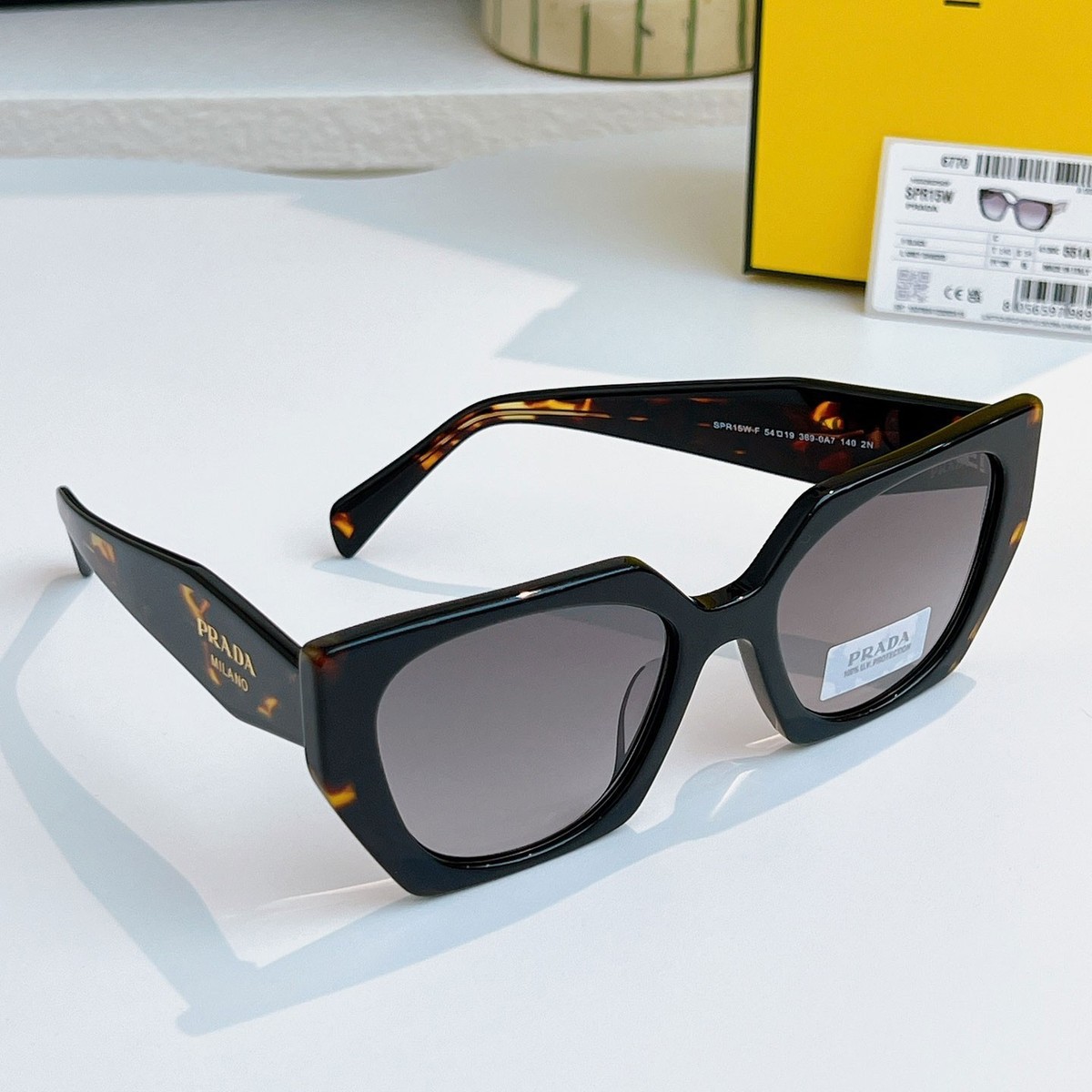 Prada PR 15WS Oversized Square Sunglasses Women Authentic  display picture 1