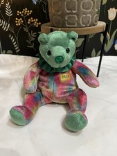 Ty Beanie Babies May Birthday Bear Emerald Birthstone, 2001 Model