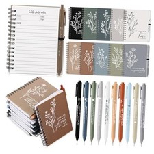 Pcs Christian Gift Prayer Spiral Journal with Ballpoint Pen 20 Boho Color