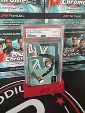 2022 Topps Now Formula 1 F1 76 Teal /99 PSA 10 George Russell First Race Win