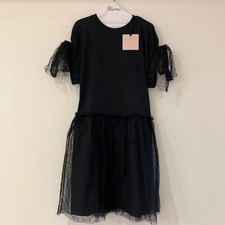 Red Valentino Tag Tulle Lace T Dress