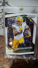 Christian Watson 2025 Panini Prizm White Disco Prizm #153 Parallel NFL non-auto