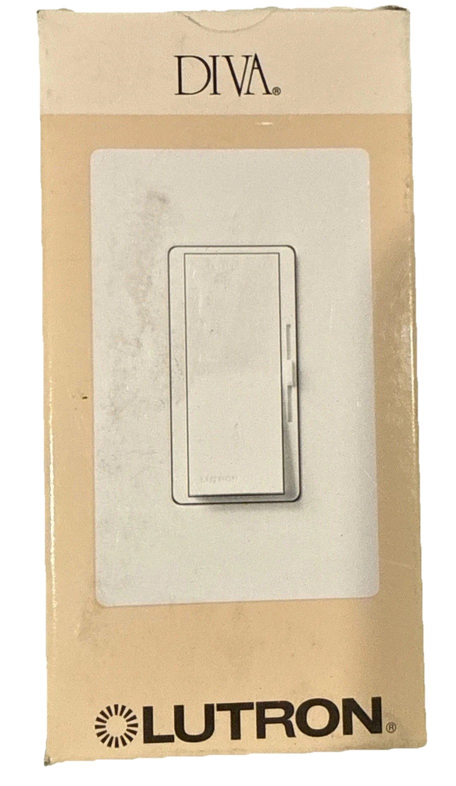 LUTRON DVLV-600P-BR 450W 1 Pole Dimmer Magnetic Low Voltage Brown Switch- New