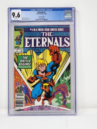 THE ETERNALS #1 - CGC 9.6 - White Pages - Marvel Comics - 1985