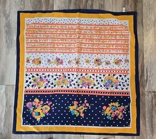 Vintage Glentex Scarf, Italy Made 31x31