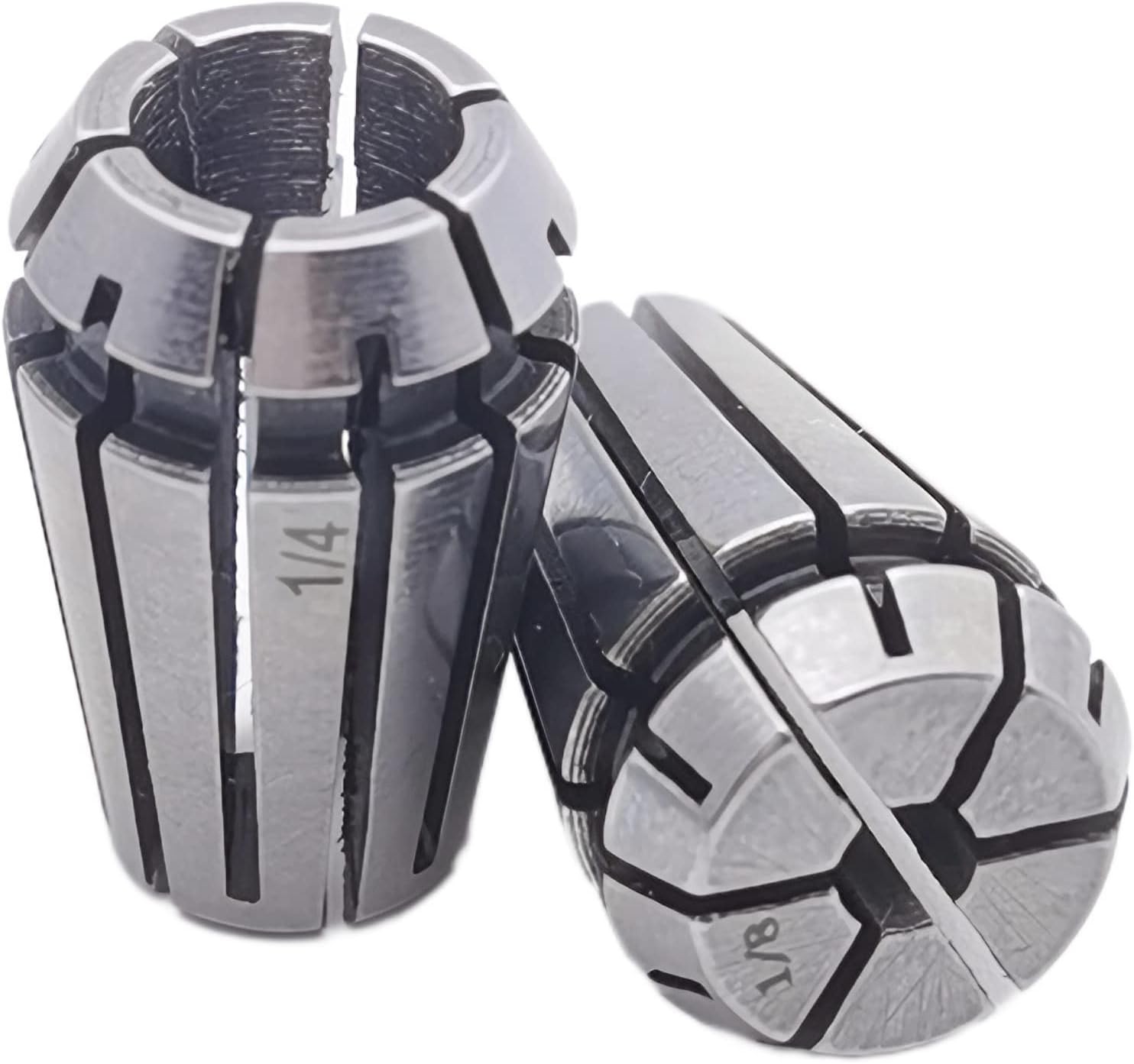 Er11 Spring Collet Set, 1/8" and 1/4" ER11 Collet Chuck for CNC Engraving Machin