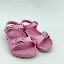 Birkenstock Rio EVA Sandals Kids Size 26 Pink Waterproof Lightweight Strappy
