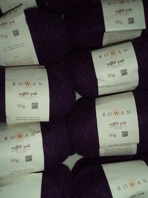 ROWAN, Wolle z. Stricken,Strickgarn SOFFILI YAK , 8 x50g