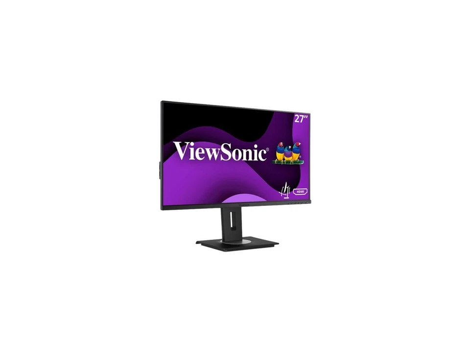 ViewSonic VG2748A 27 Inch IPS 1080p Ergonomic Monitor with Ultra-Thin Bezels, - Image 3 of 4
