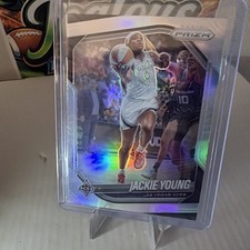 2025 Panini Prizm WNBA Jackie Young #23 Silver Prizm Las Vegas Aces