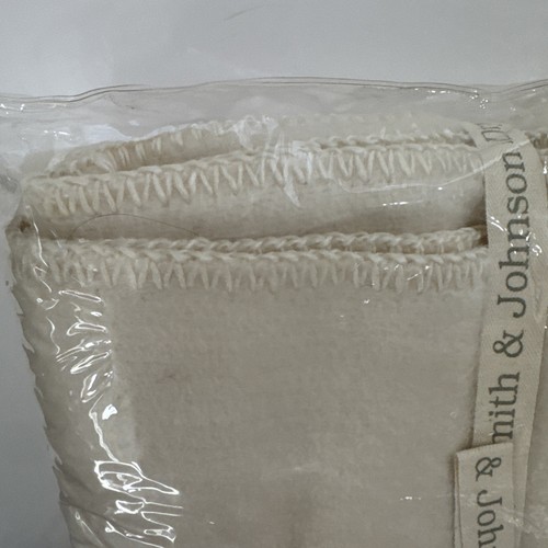 New Smith & Johnson Dry Goods Cashma Soft Blanket Natural Fleece 50" by 60" - Picture 5 of 13
