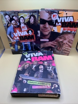 Viva La Bam Margera MTV Complete Series DVD Box Set 8 Disc Seasons 1-5 OOP