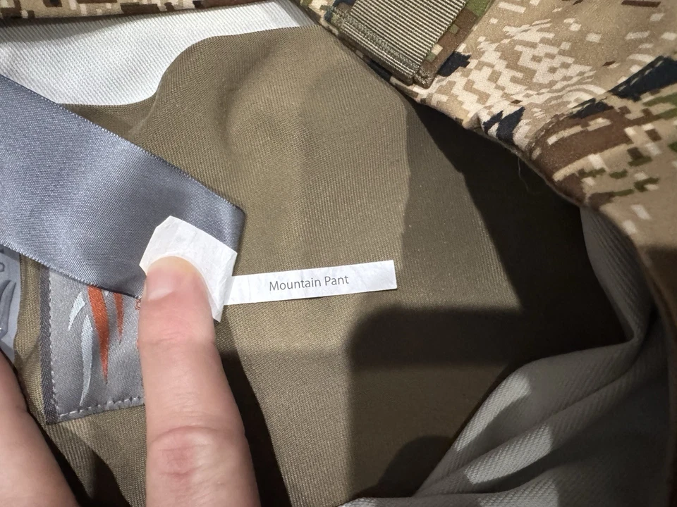 Pantalones de Caza Sitka Gear Mountain Pant Optifade Subalpine 36R Camuflados Foto 4 de 4