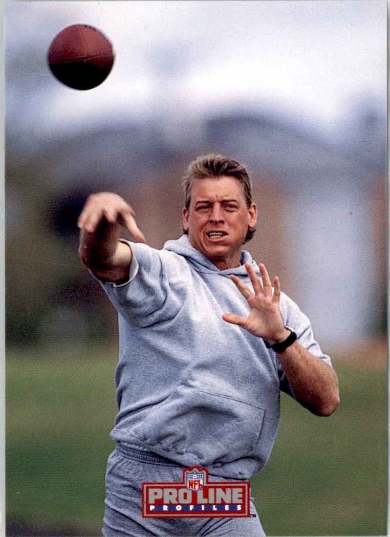 1992 Pro Line Profiles Troy Aikman Dallas Cowboys #188