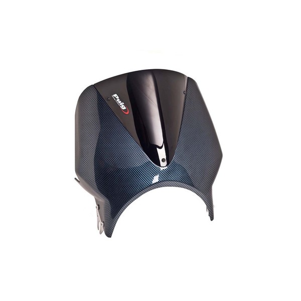 Puig Univ. Windschutzscheibe Vision FUR Triumph Thruxton R 16-19 CARBON-SCHWARZ-image