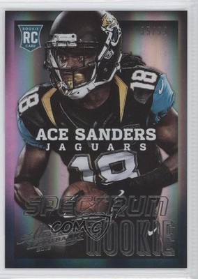 2013 Panini Absolute Spectrum Silver 35/99 Ace Sanders #103 Rookie RC 1u9