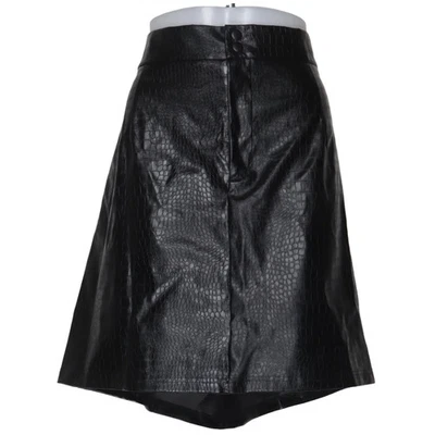 Blush by Zizzi, jupe, taille : L, noir, polyester, peau de serpent, femmes #JW2 - Photo 1/4